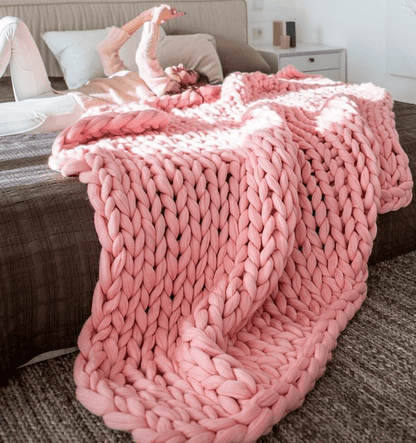 Acrylic Woven Blanket Ultra Thick For Cozy Warmth And Soft Breathable Comfort For Cold Nights Homeowners - merch gone viral.