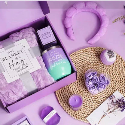 Aromatherapy Soy Wax Candle Bath Set Gift Box For Home Spa - Merch Gone Viral