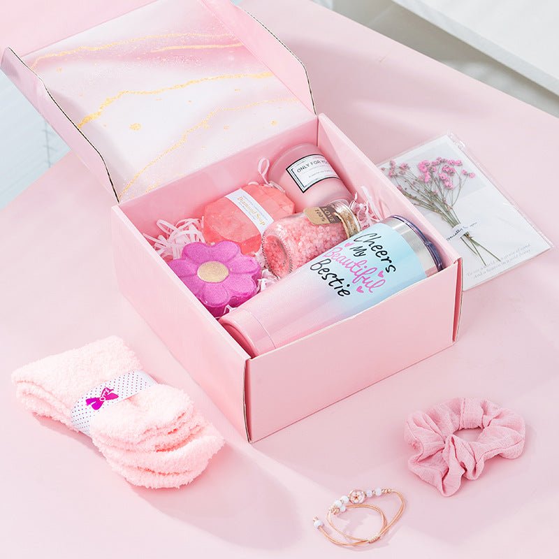 Aromatherapy Soy Wax Candle Bath Set Gift Box For Home Spa - Merch Gone Viral