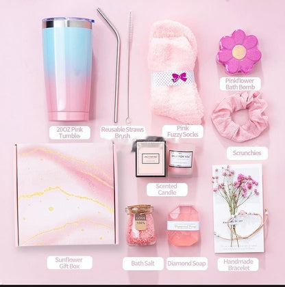 Aromatherapy Soy Wax Candle Bath Set Gift Box For Home Spa - Merch Gone Viral
