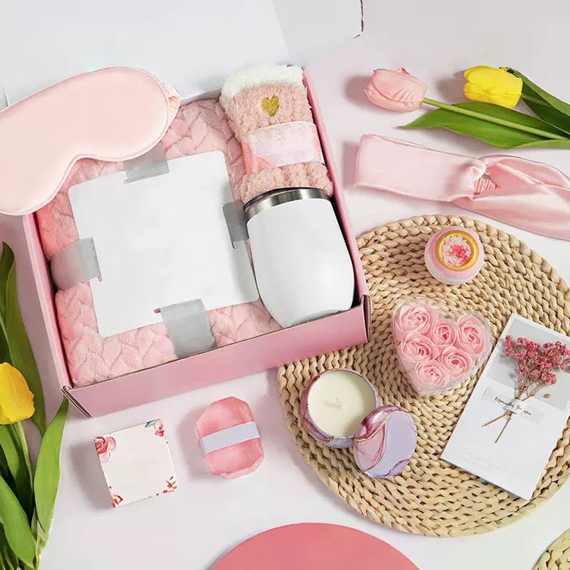 Aromatherapy Soy Wax Candle Bath Set Gift Box For Home Spa - Merch Gone Viral