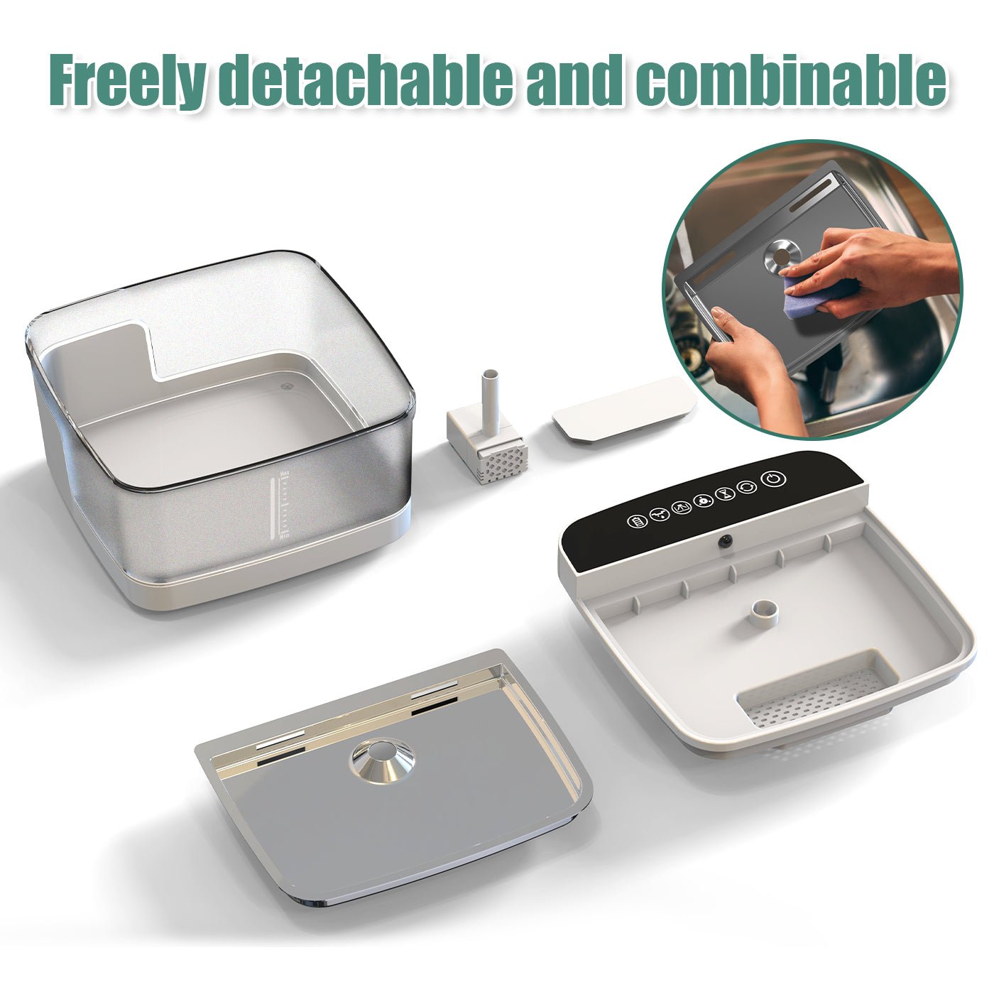 Automatic Pet Water Dispenser With Stainless Steel Reservoir For Cats And Dogs - Merch Gone Viral
