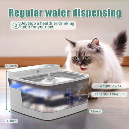 Automatic Pet Water Dispenser With Stainless Steel Reservoir For Cats And Dogs - Merch Gone Viral