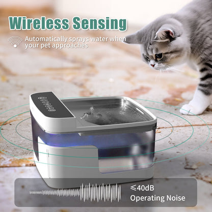 Automatic Pet Water Dispenser With Stainless Steel Reservoir For Cats And Dogs - Merch Gone Viral