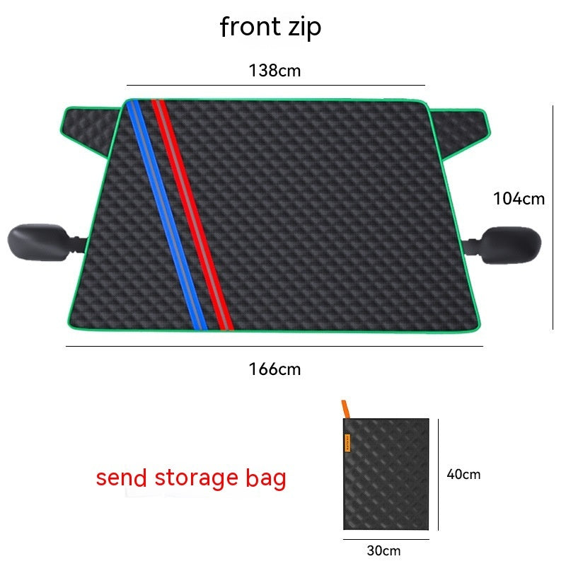 Reflective Car Sun Shade Shield With Heat And Glare Reduction
