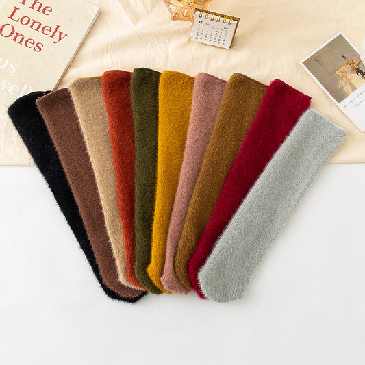 Plus Velvet Thick Warm Mink Velvet Snow Socks