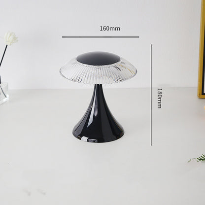 Crystal Table Lamp With Touch Control For PC Bedside RGB 16 Color Modes Sunflower White Black Gold Lamp