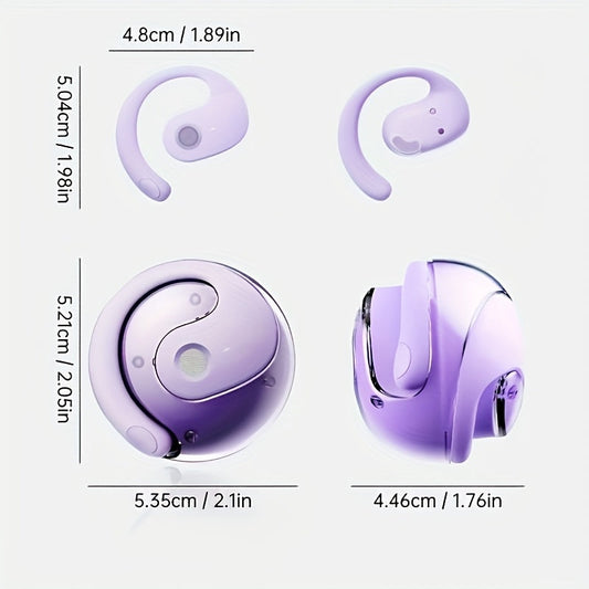 Voice translator earbuds with speech conversion charging case and dimension measurements