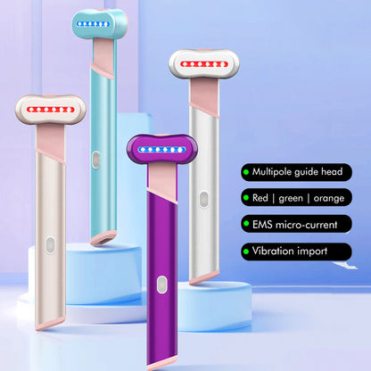 LED Eye Massager with Microcurrent and Red Light Therapy