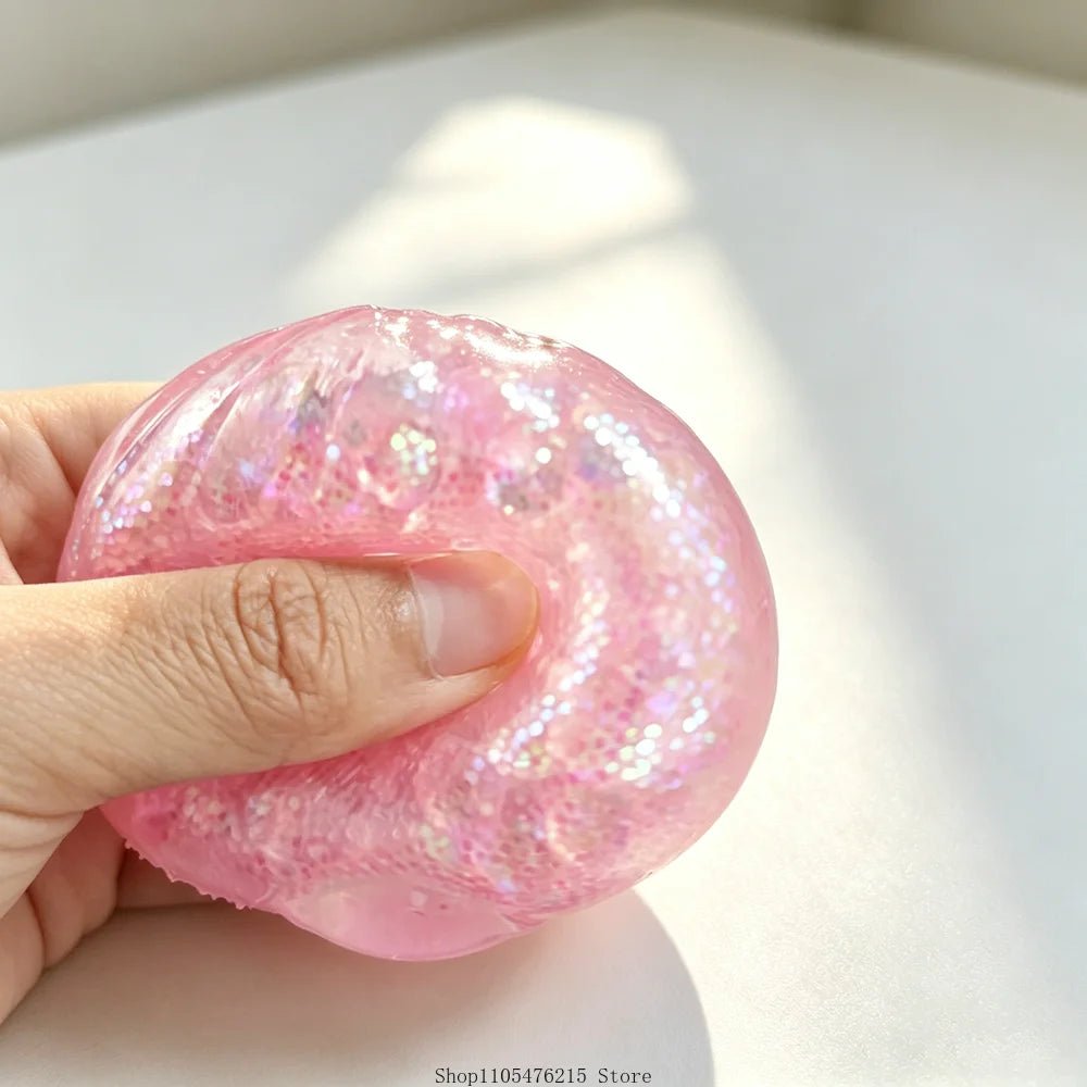 Bao Steamed Bun Squeeze Toy with Sparkle Beads and Steamer - Merch Gone Viral