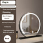 Smart Touch LED Light Mirror Makeup Desktop Dimming Fill Light Mirror Adjustable