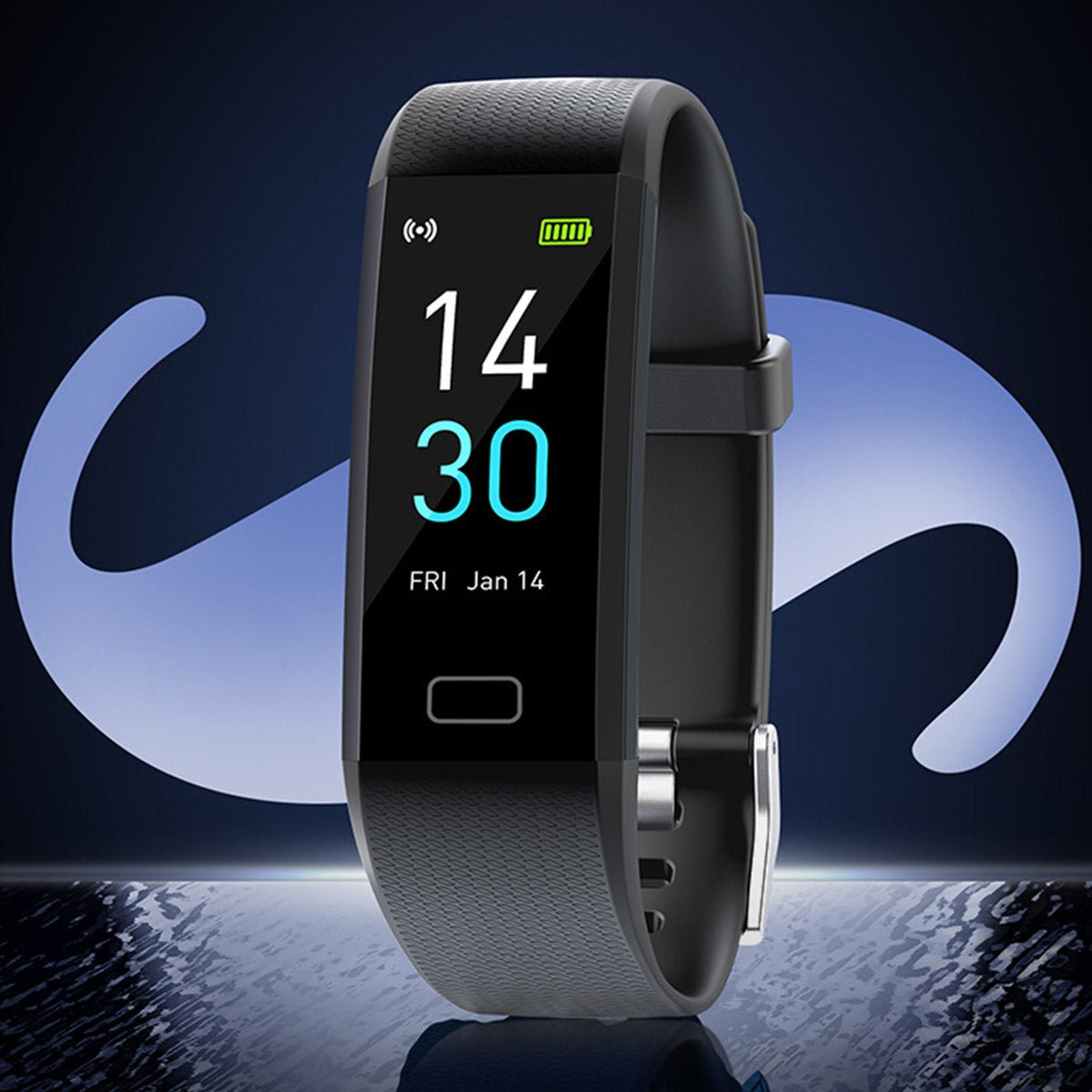 Blood Pressure Fitness Heart Rate Meter Step Temperature Smart Watch - merch gone viral.