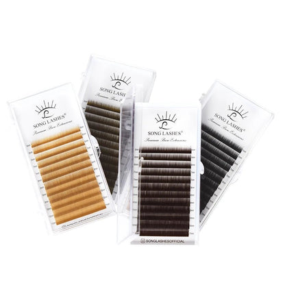 Brow Lashes I Eyebrow Extensions 12 Lines Per Piece Material Various Colors Soft and Resemble to Human Hairs - merch gone viral.