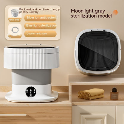 Compact Washing Machine 10L Portable with Energy Efficient Motor for Home Use Space Saving Design