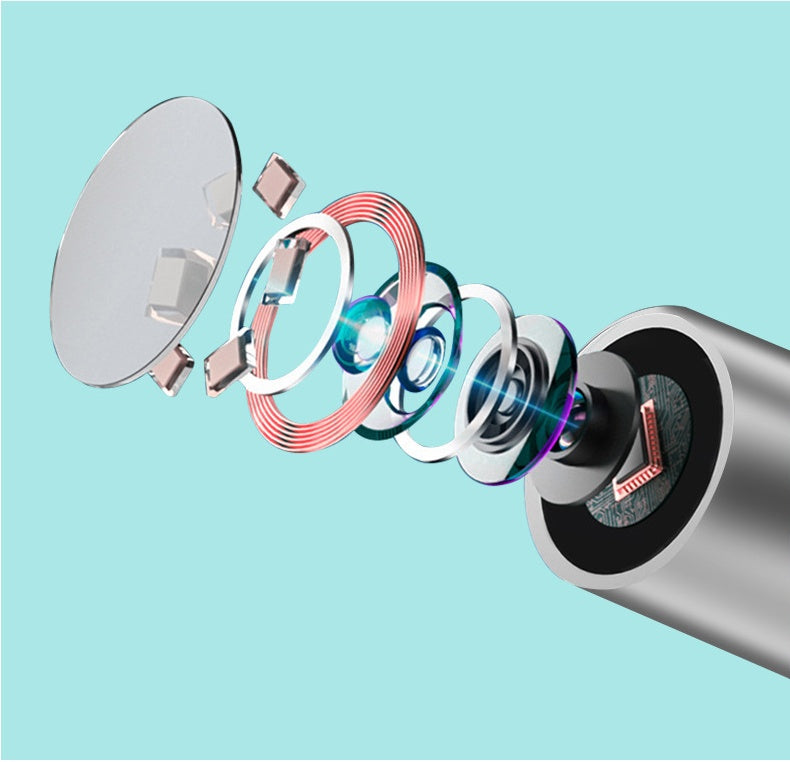 LED Ear Endoscope with Four Interchangeable Spoon Heads