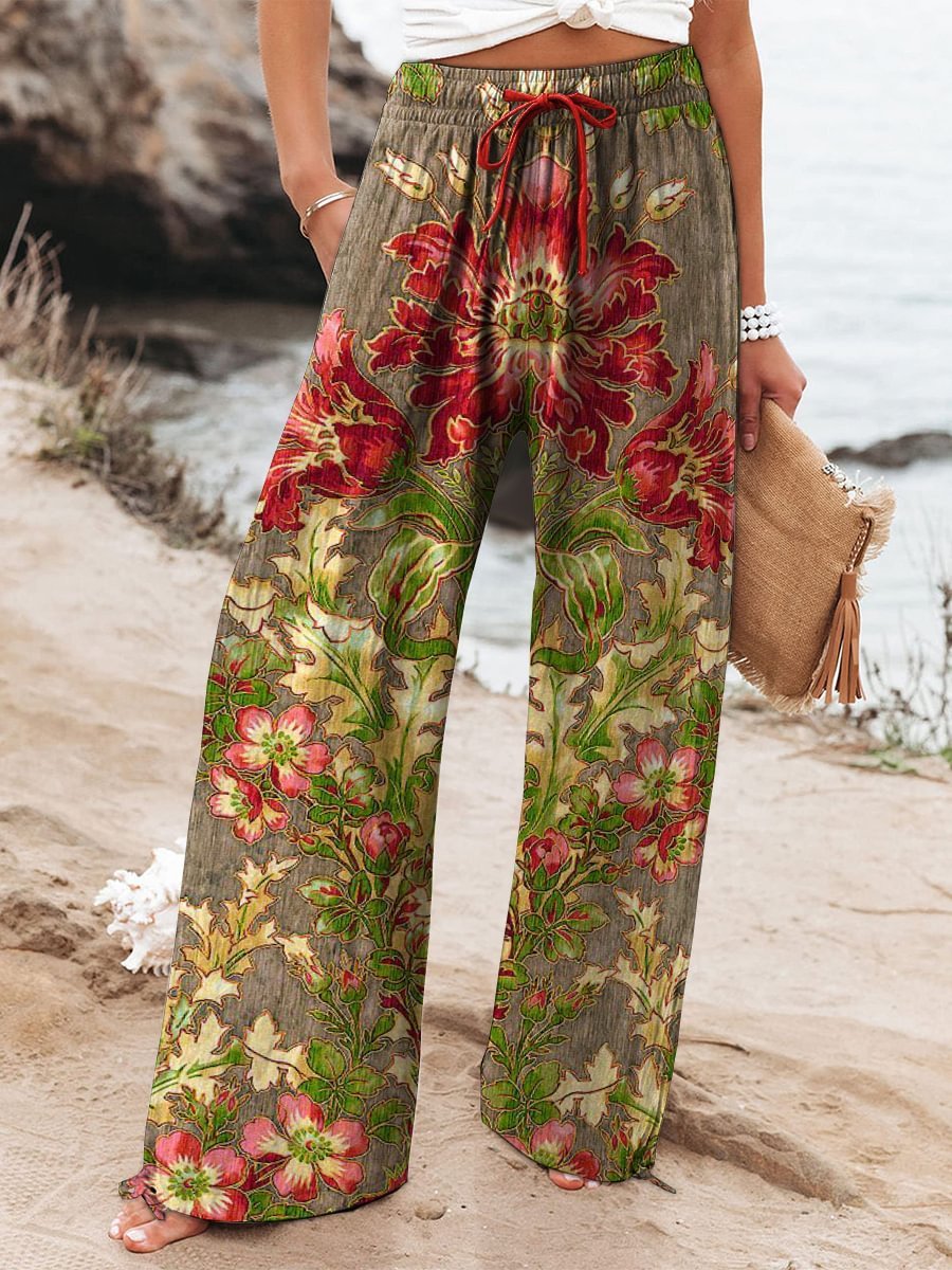The Must Have Designer Graffiti Wide-Leg Pants that Feel Ultra Plush