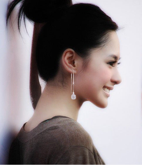 Featherlight Drop Earrings with Sparkling Crystal Accents for Everyday Radiance All Day Sparkle