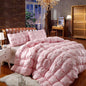 Luxe Twisted Goose Down Duvet – Ultra-Soft Cotton Cover, Pinch Pleat Design, All-Season Warmth & Cloud-Like Comfort