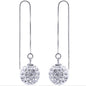 Featherlight Drop Earrings with Sparkling Crystal Accents for Everyday Radiance All Day Sparkle