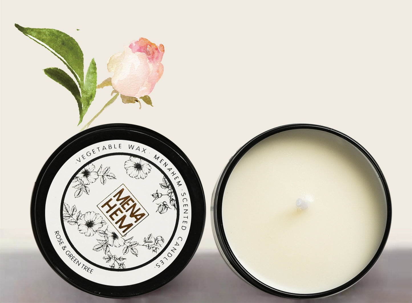 Smokeless Aromatic Candles with Clean Soy Wax for a Long Lasting Fragrance and Clean Burn