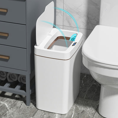 Induction Trash Can with Auto Sensor for Kitchen and Bathroom Use