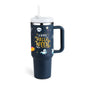 Insulated Tumbler 40 Oz With Handle And Straw For Coffee And Tea