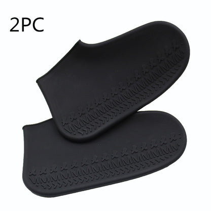 Non-Slip Silicone Shoe Covers - Waterproof Reusable Shoe Protectors