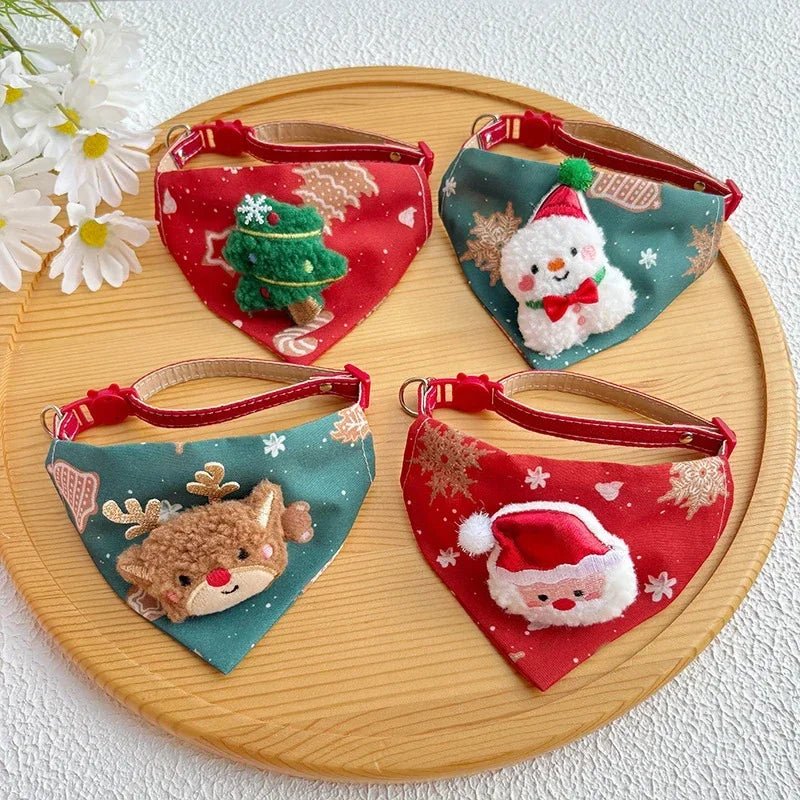 Cat Bow Tie Collar With Bell In Soft PP Cotton Adjustable For Festive Wear - Merch Gone Viral