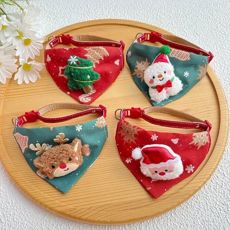 Cat Bow Tie Collar With Bell In Soft PP Cotton Adjustable For Festive Wear - Merch Gone Viral