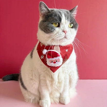 Cat Bow Tie Collar With Bell In Soft PP Cotton Adjustable For Festive Wear - Merch Gone Viral