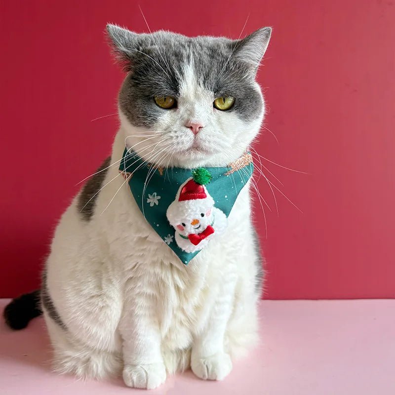 Cat Bow Tie Collar With Bell In Soft PP Cotton Adjustable For Festive Wear - Merch Gone Viral