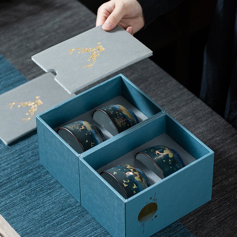 Ceramic Tea Set With Glazed Teacups - Merch Gone Viral
