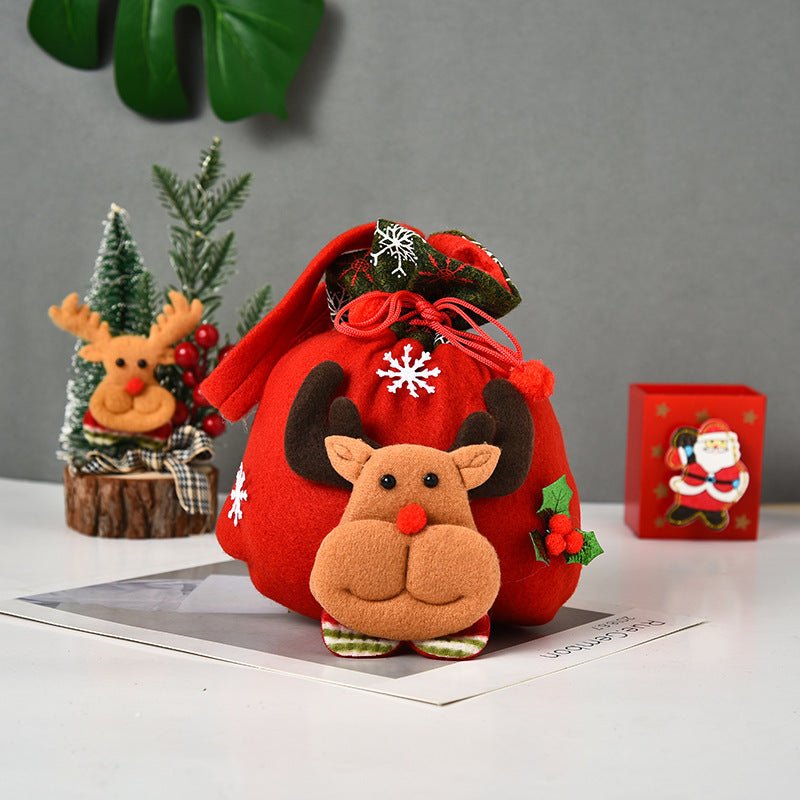 Christmas Holiday Cloth Gift Bags - Merch Gone Viral