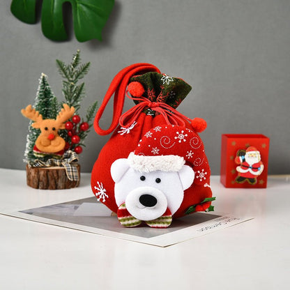 Christmas Holiday Cloth Gift Bags - Merch Gone Viral