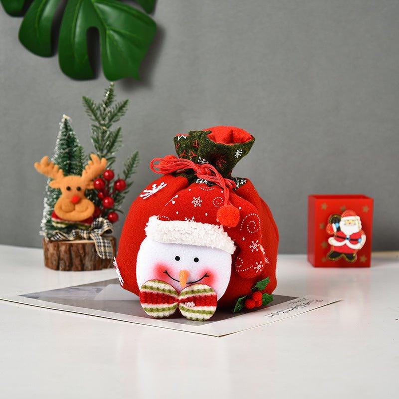 Christmas Holiday Cloth Gift Bags - Merch Gone Viral