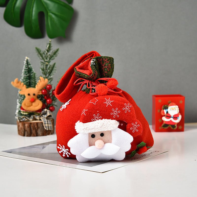 Christmas Holiday Cloth Gift Bags - Merch Gone Viral