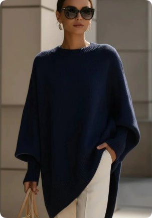 Core Spun Yarn Knit Pullover Sweater For Women Luxe Loose Fit Warmth - merch gone viral.