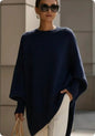 Core Spun Yarn Knit Pullover Sweater For Women Luxe Loose Fit Warmth - merch gone viral.