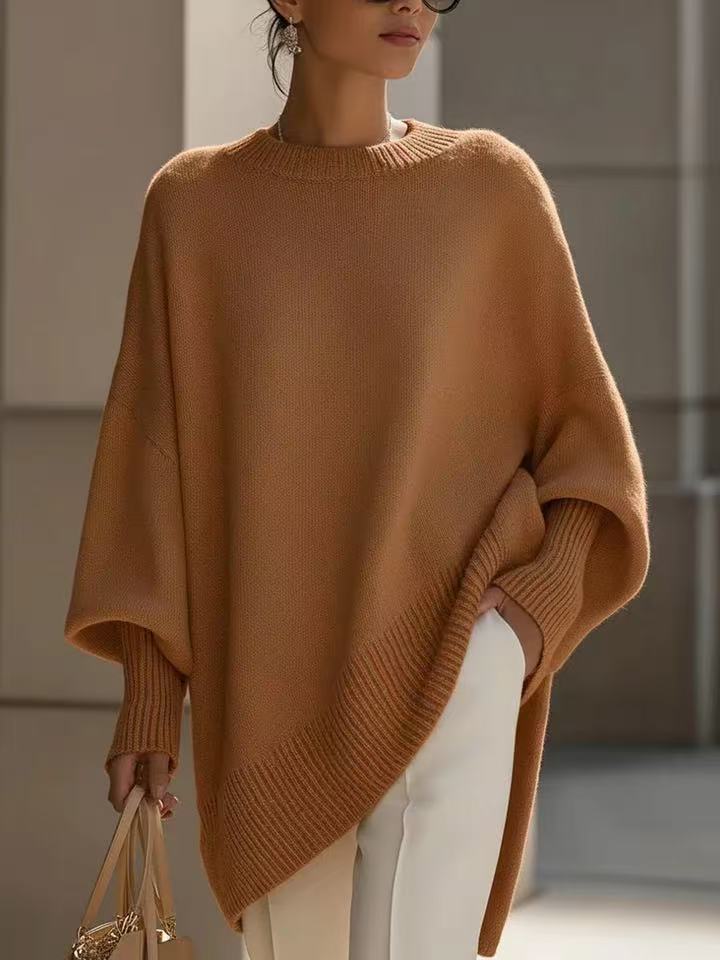 Core Spun Yarn Knit Pullover Sweater For Women Luxe Loose Fit Warmth - merch gone viral.