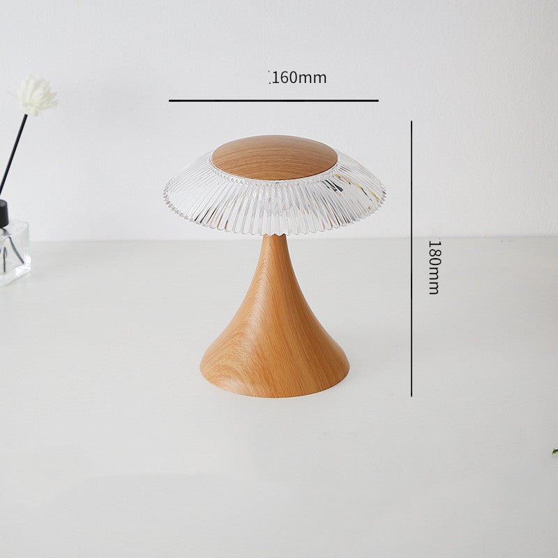 Crystal Table Lamp With Touch Control For PC Bedside Delivers A Crystal Silhouette, Gold Finish, And 16 RGB Modes. - merch gone viral.
