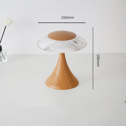 Crystal Table Lamp With Touch Control For PC Bedside Delivers A Crystal Silhouette, Gold Finish, And 16 RGB Modes. - merch gone viral.