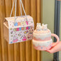 Cute Birthday Cake Mug With Lid And Spoon - merch gone viral.