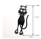 Creative Hollow Kitten Plastic Bookmark Custom Hollow Bookmark
