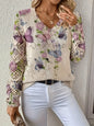 Textured Knit Long Sleeve Pullover For Spring And Autumn Regular Fit