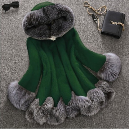 Luxurious Faux Fur Mink Coat - Premium Soft Winter Outerwear for Women