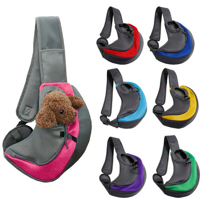 Breathable Mesh Oxford Pet Carrier Sling Lightweight For Small Pets