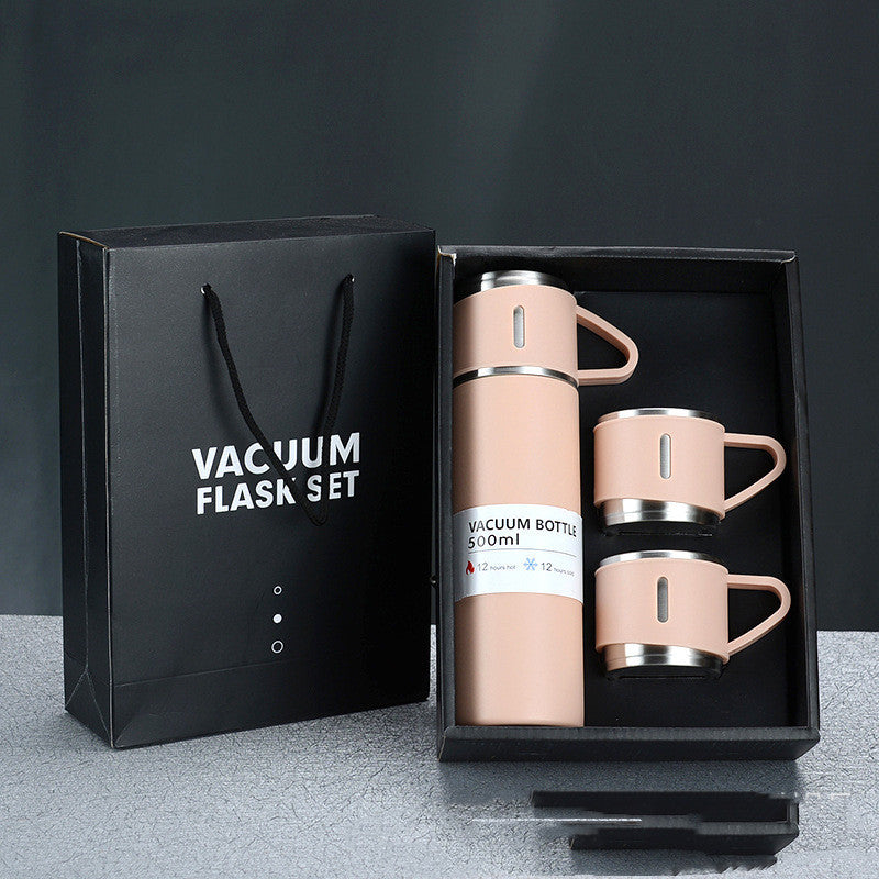 Gift Box Set Tumbler With 500ml Vacuum Insulated Cup For Travel