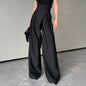 Your Perfect Luxury Wide-Leg Pants For Women That Deliver Couture Draping And Premium Polyester Comfort.