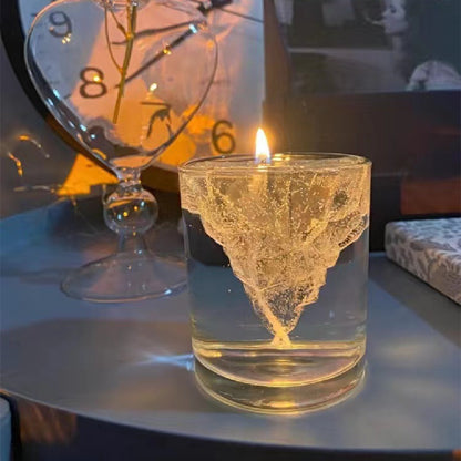 LED Aromatherapy Candle Ornament with Scented Glow and Calm Ambience