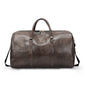 Polyurethane Leather Gym Bag with Soft Touch Finish and Structured Silhouette for Workouts and Travel